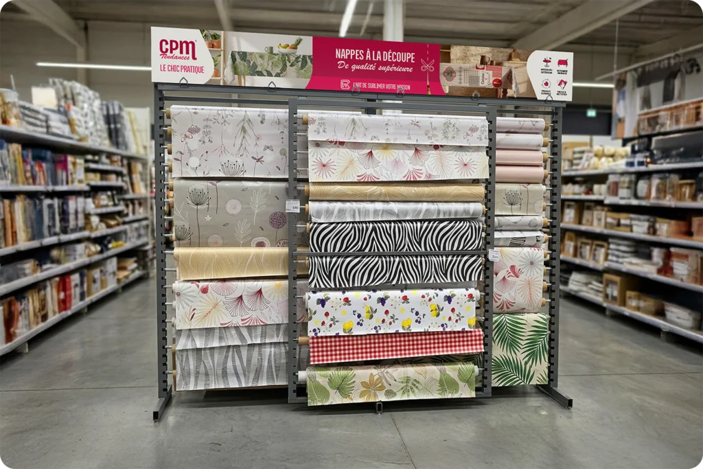 Portants de nappes CPM Tendances en magasin